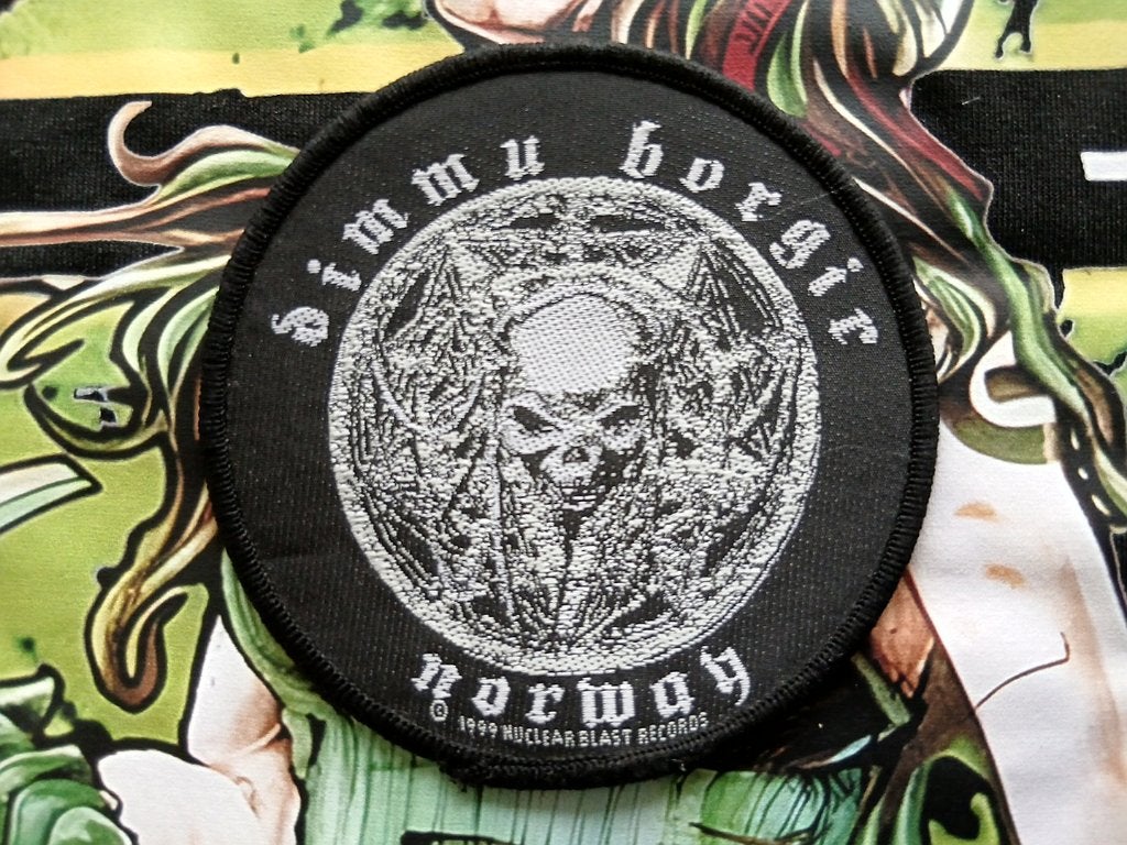 Dimmu Borgir mooie vintage 1999 Norway patch d165 bd metal, Verzenden, Nieuw, Kleding