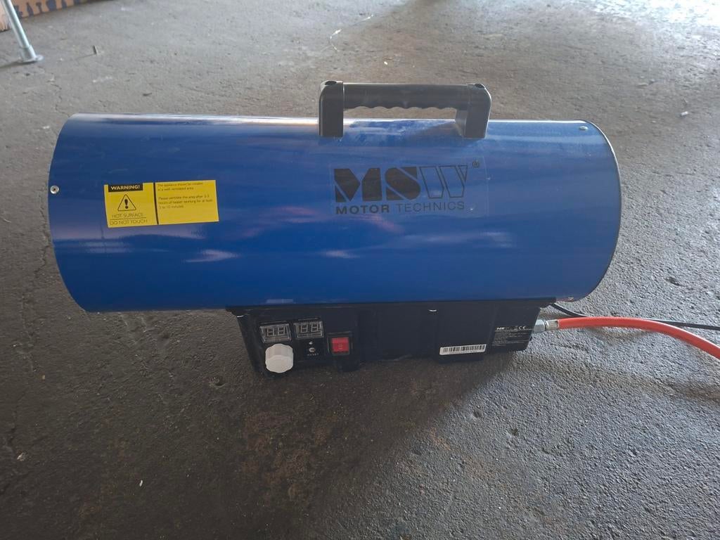 MSW Motor Technics heteluchtkanon - perfect voor loods, Ophalen, Gebruikt, Kachel