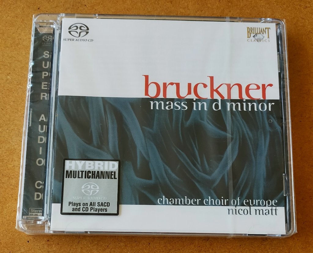 Bruckner - Mass In D Minor SACD Nieuw Nicol Matt 2003, Cd's en Dvd's, Cd's | Klassiek, Ophalen of Verzenden, Classicisme, Nieuw in verpakking