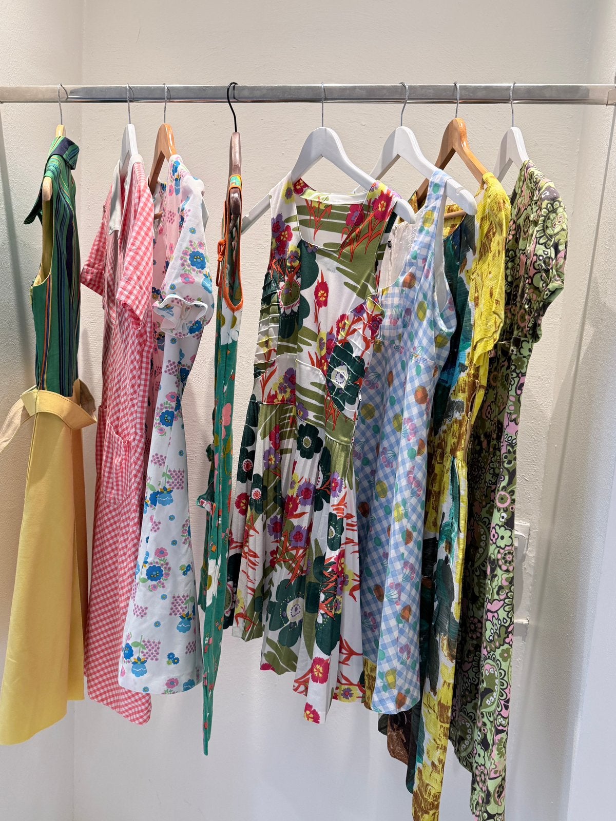 Partij vintage jaren 60 jurkjes | origineel | 8 stks, Kleding | Dames, Vintage, Vintage, Vintage, Ophalen of Verzenden