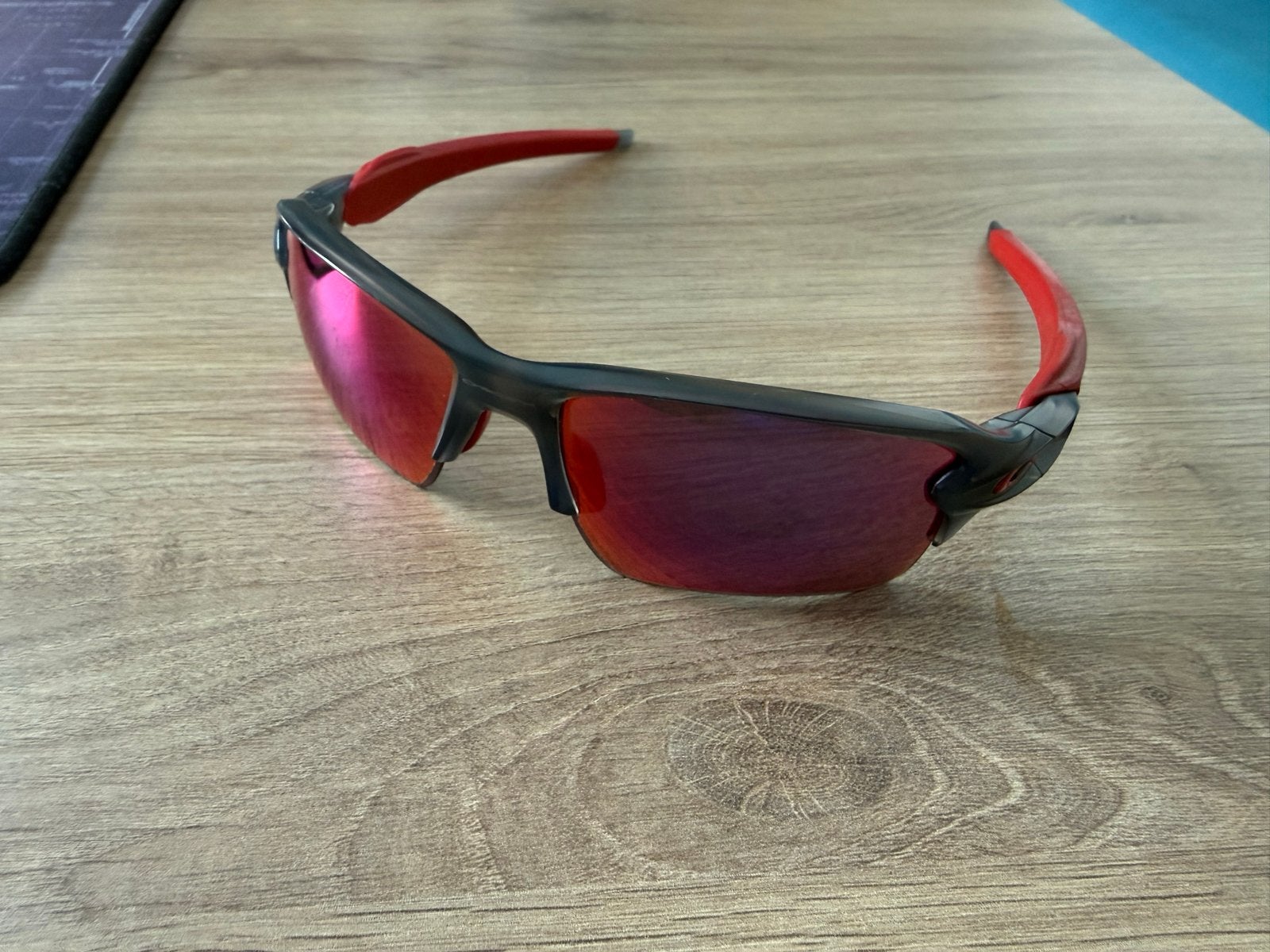 Oakley Flak 2.0 XL Zonnebril - Sportief en Stijlvol, Ophalen, Gebruikt, Zonnebril, Zwart