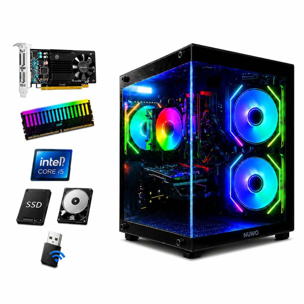Gaming PC Intel Core i5 GTX 960 16GB RAM SSD Windows 11, Spelcomputers en Games, Games | Pc, Verzenden, Overige genres, Eén computer