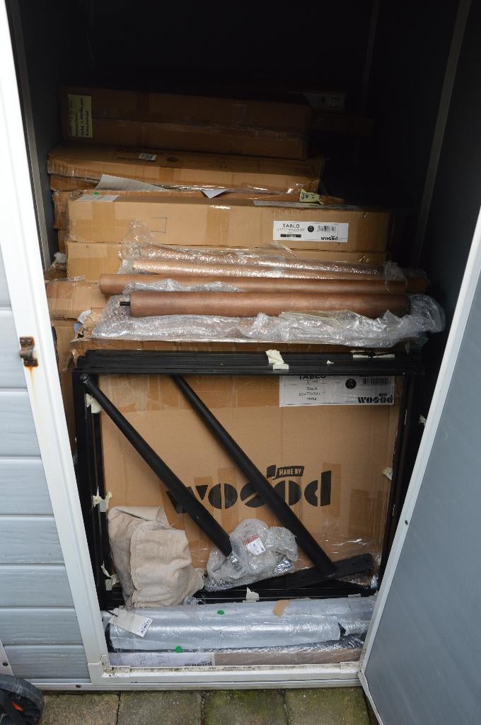MAGAZIJN OPRUIMING! Grote partij nieuwe tafelpoten van Woood, Ophalen, Minder dan 50 cm, 50 tot 100 cm, Vierkant