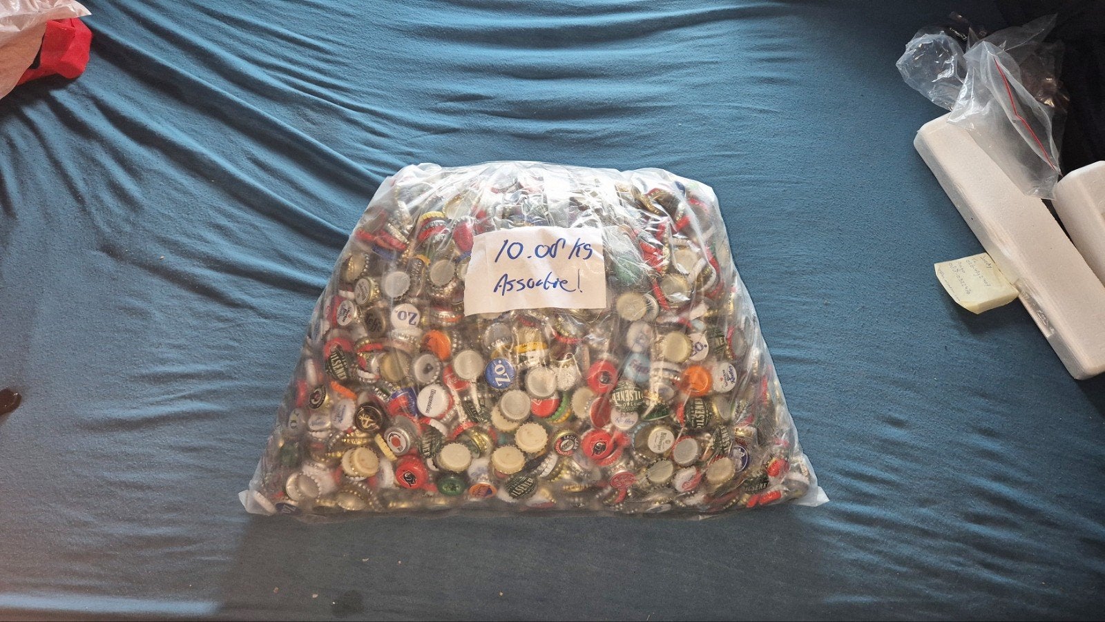 10,8 kg bierdopjes ongesorteerd, Ophalen of Verzenden, Overige merken
