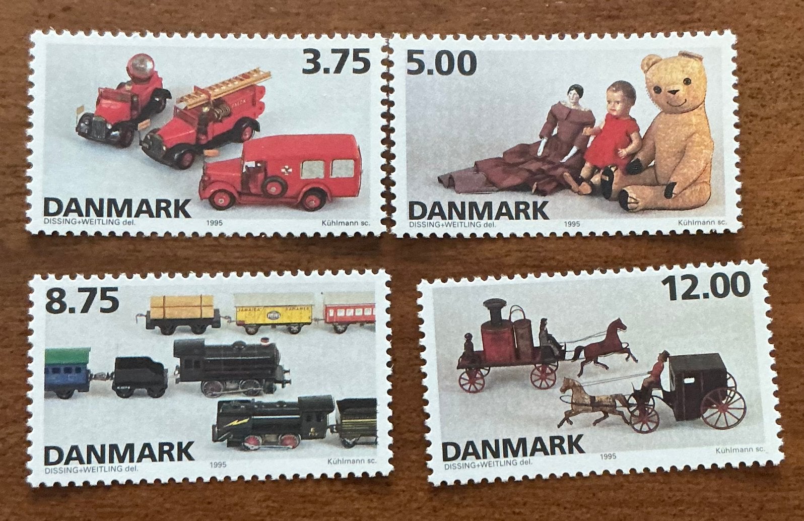 DENEMARKEN JAAR 1995. NRS. 1112+13+14+15, Ophalen of Verzenden, Denemarken, Postfris