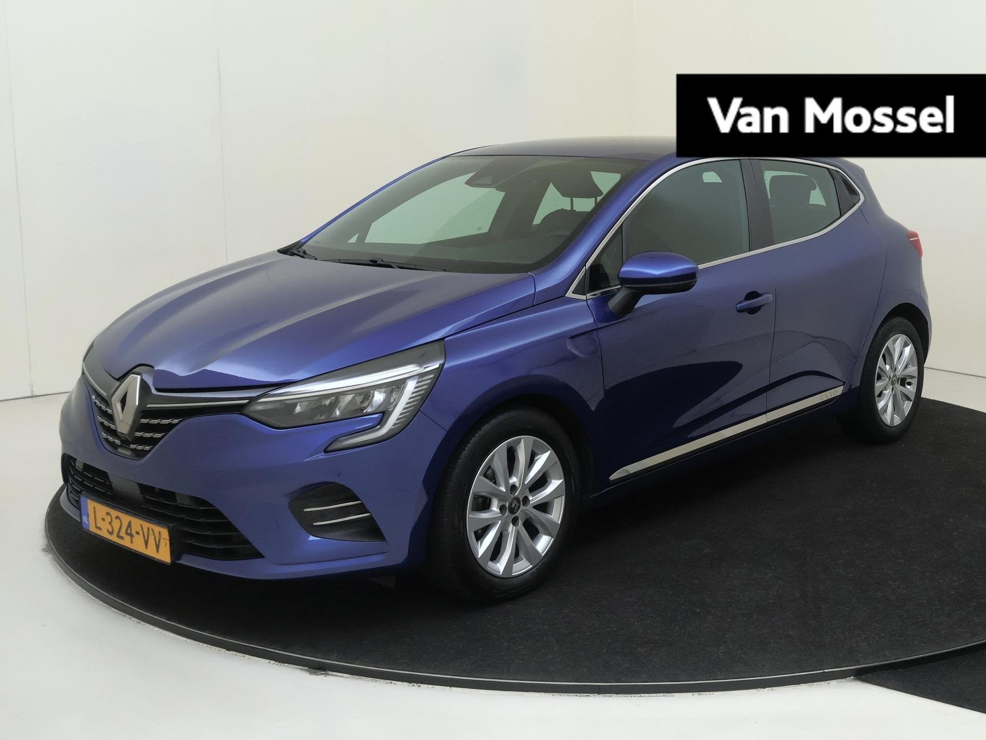 Renault Clio 1.0 TCe Intens | Airco | Navigatie | Parkeersen, Auto's, Voorwielaandrijving, Gebruikt, Lane Keeping Assist, Blauw
