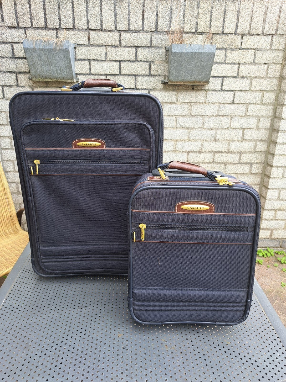 Set van 2 Carlton koffers: kleine en grote trolley, Sieraden, Tassen en Uiterlijk, Tassen | Reistassen en Weekendtassen, Ophalen