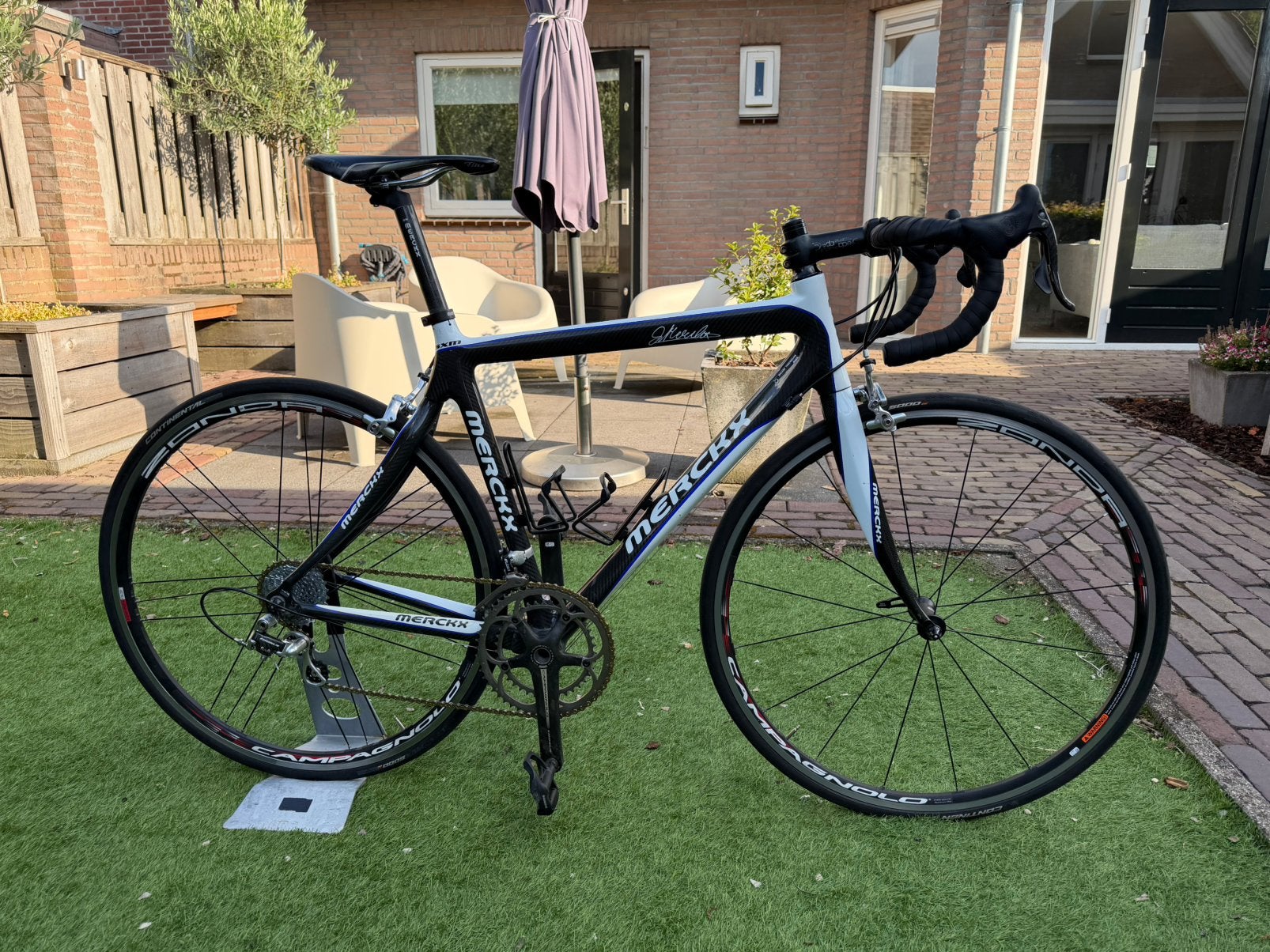 Eddy Merckx SXM Carbon racefiets, Gebruikt, Carbon, Meer dan 20 versnellingen, 53 tot 57 cm