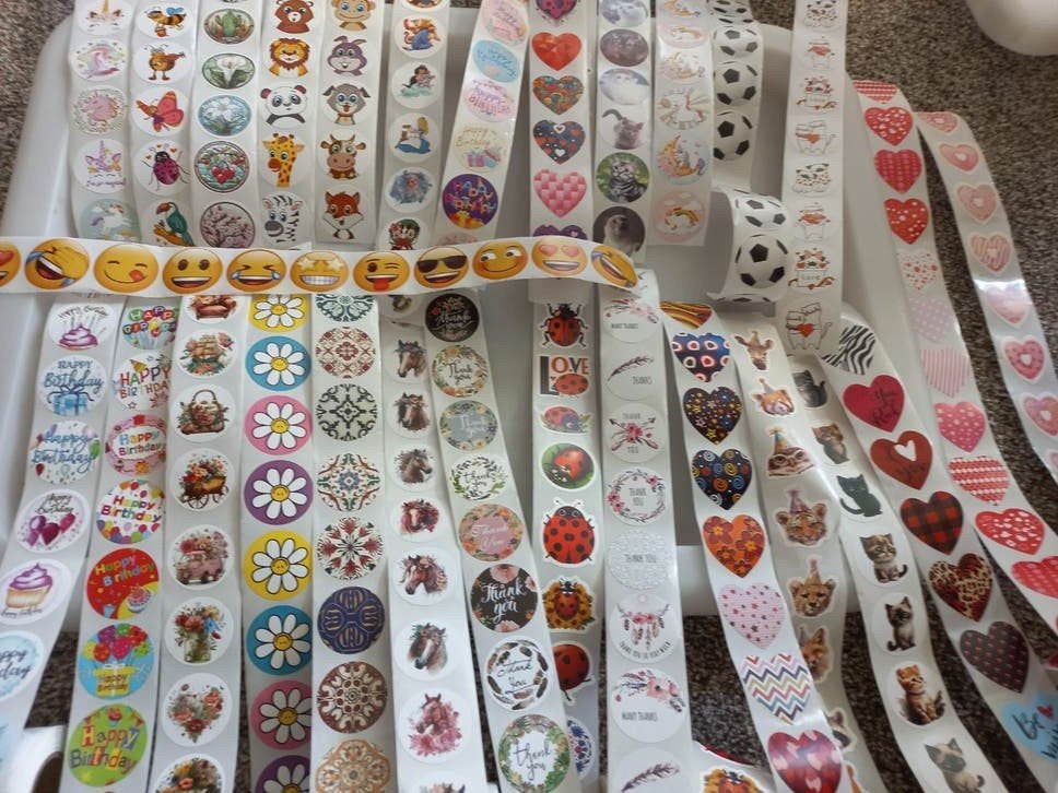 150 stickers met diverse thema's, inclusief verzending, Ophalen of Verzenden, Nieuw, Overige typen
