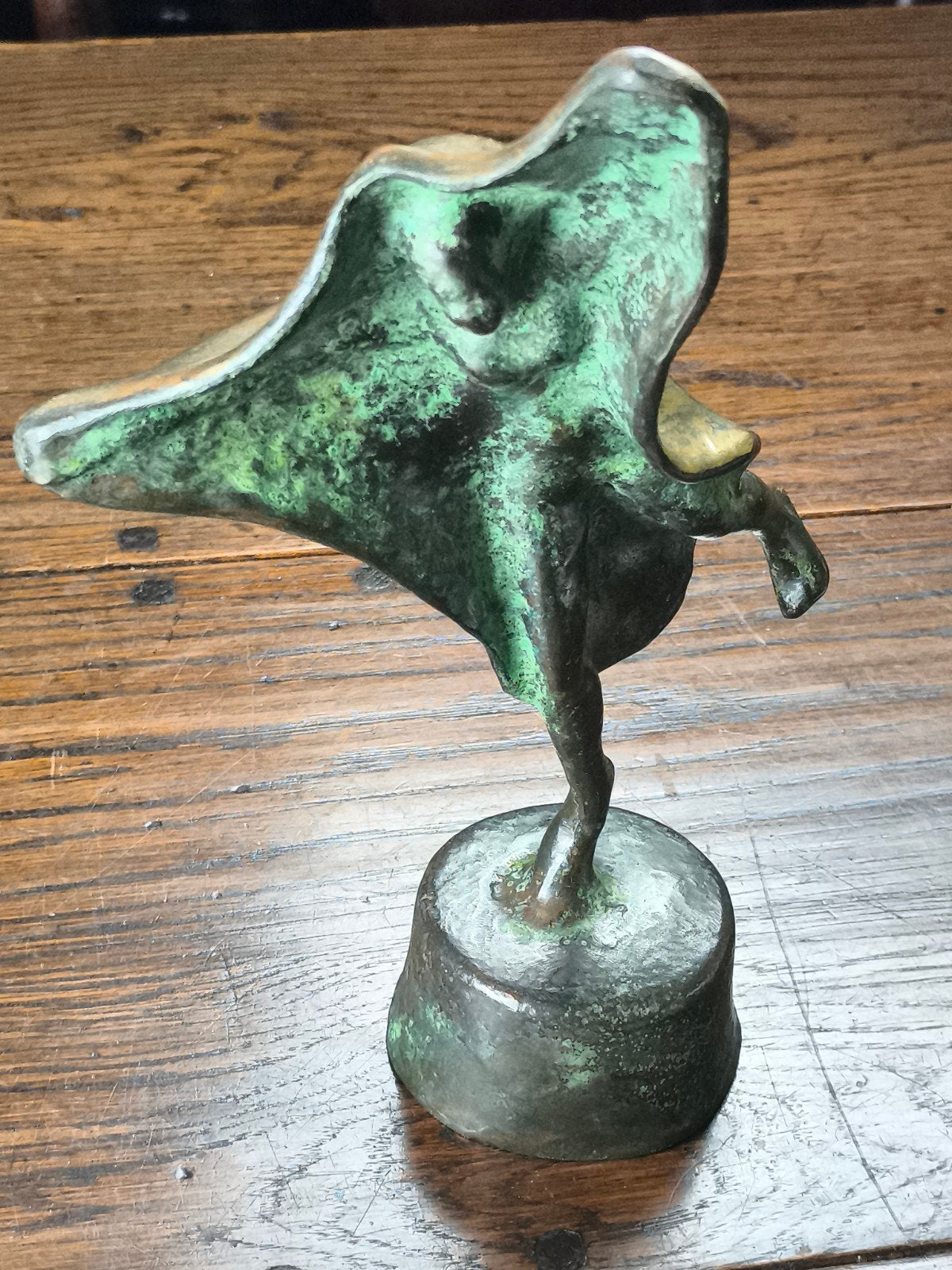 brons sculptuur mysterieuze vrouw, Ophalen of Verzenden