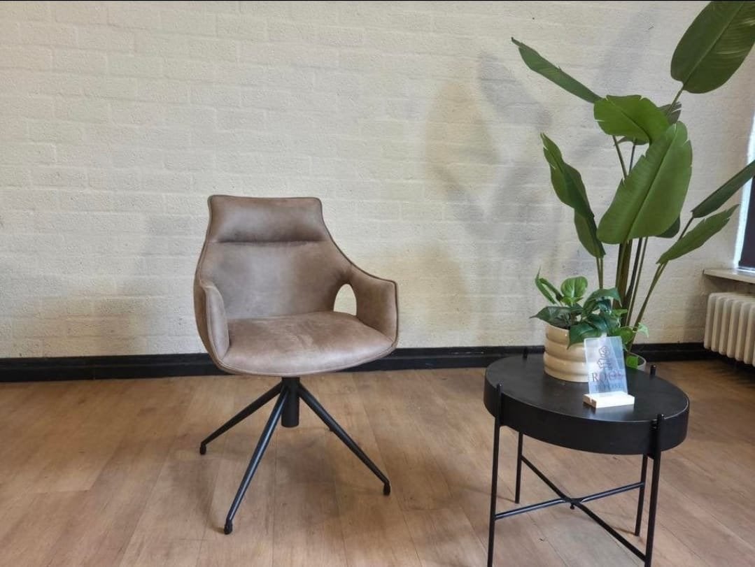 De Bommel Candice stoel - Showroommodel, Ophalen, Bruin, Zo goed als nieuw, Eén