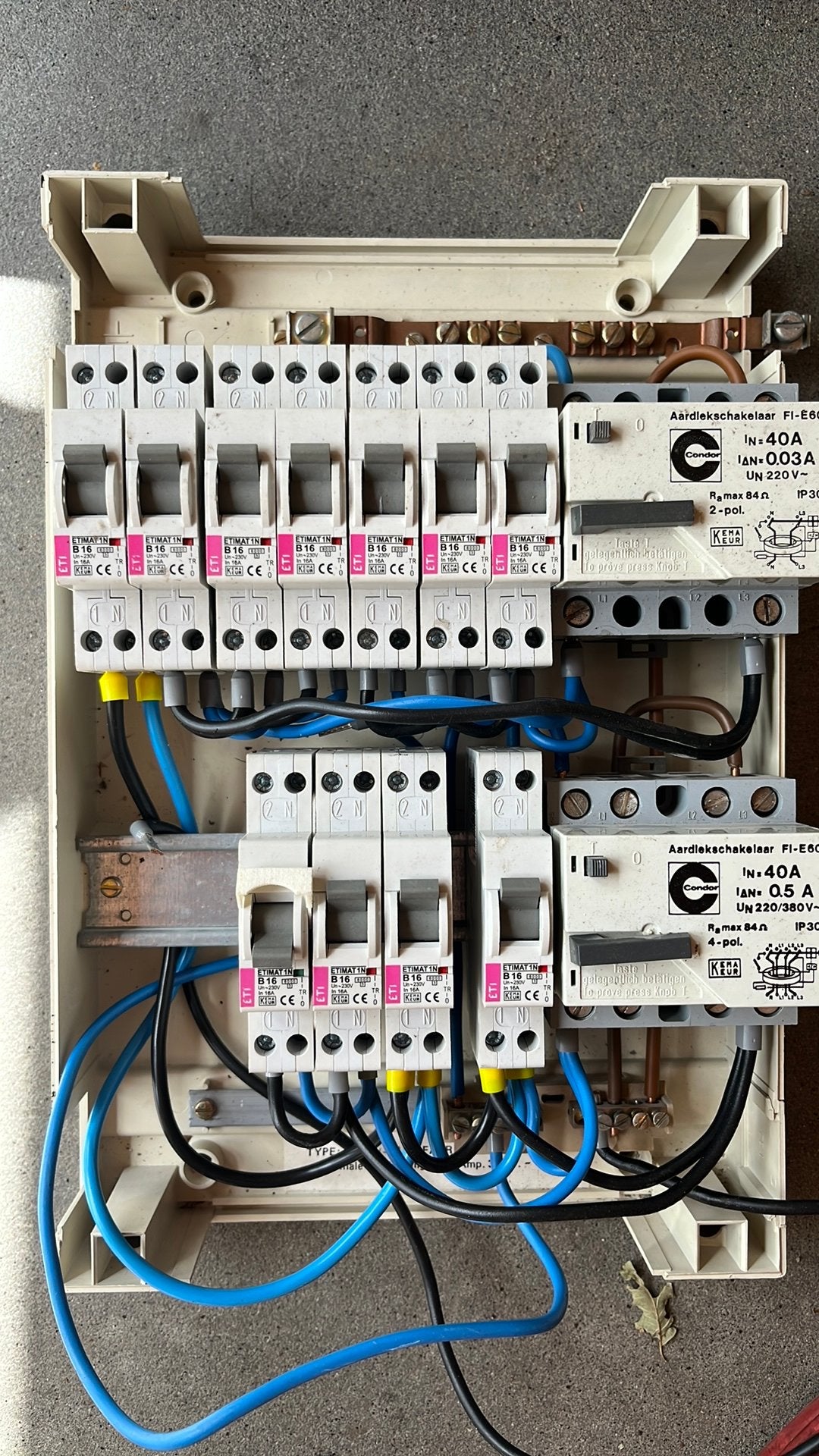 Losse B16 automaten 11 stuks 1P+n, Ophalen, Gebruikt, Installatieautomaat
