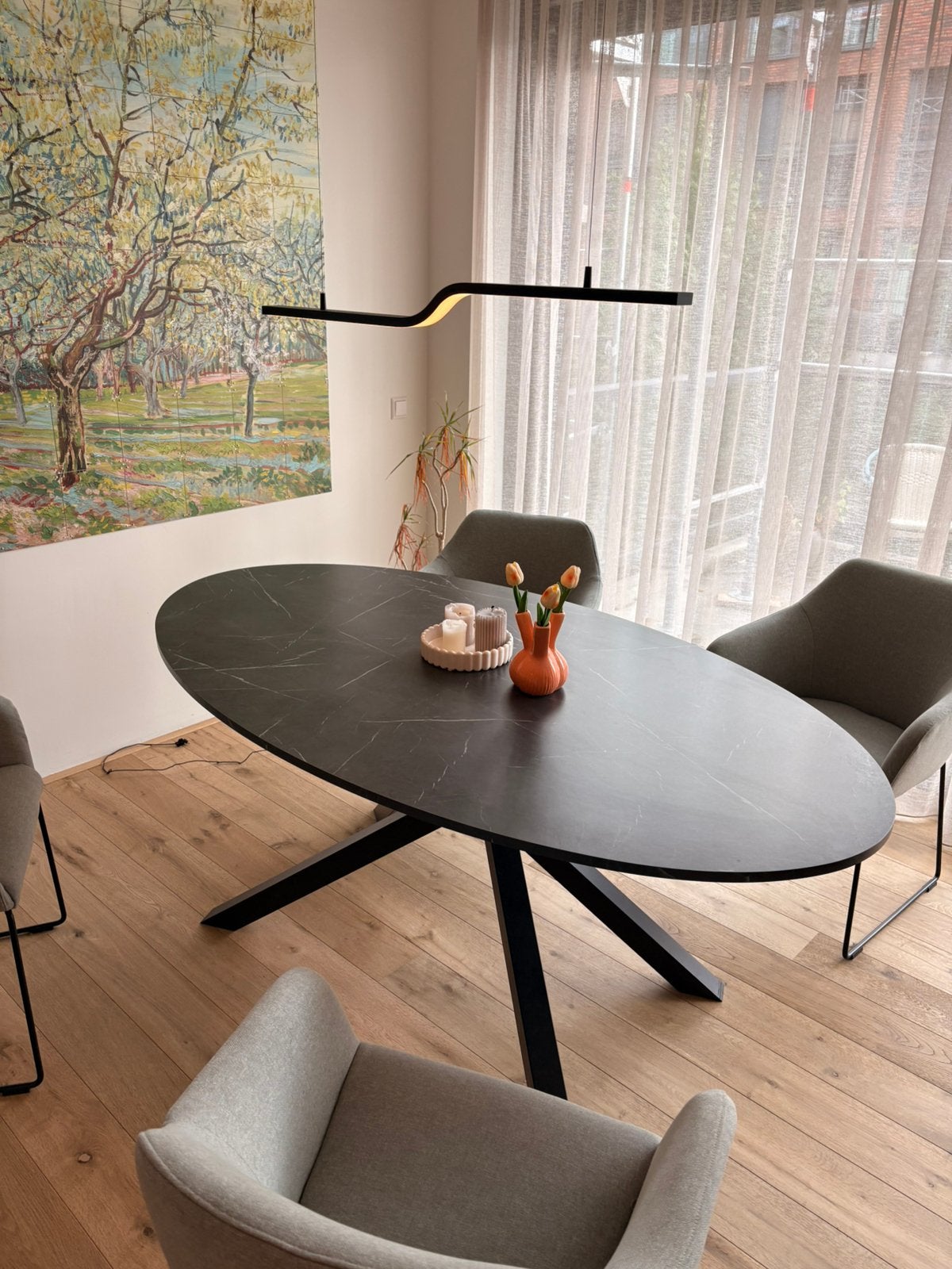 Eettafel Ikea Mariedamm 180x100cm, Ophalen, Zo goed als nieuw, Rechthoekig, 50 tot 100 cm