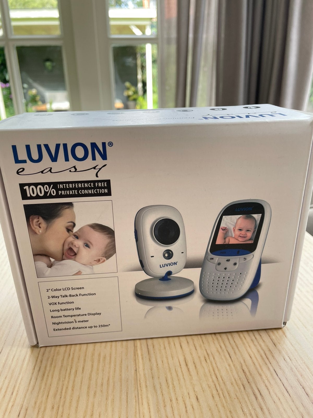 Luvion Babyfoon, Ophalen, Zo goed als nieuw, 100 tot 250 meter, Camera
