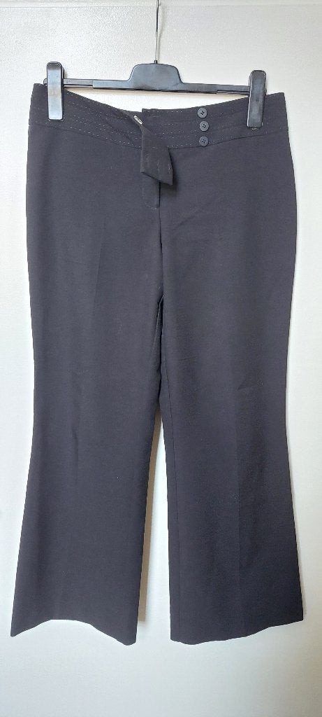 (BR20) Broek – Nette, zwarte pantalon – F&F, maat 40/42, Maat 38/40 (M), Zwart, Ophalen of Verzenden, Zo goed als nieuw