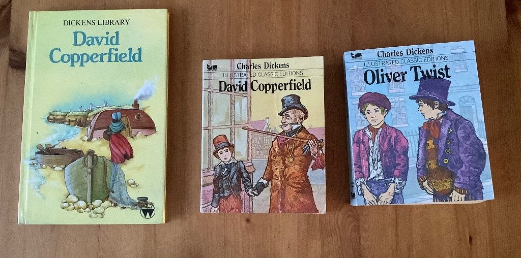 Charles Dickens, 2x David Copperfield en 1x Oliver Twist, Ophalen of Verzenden, Charles Dickens