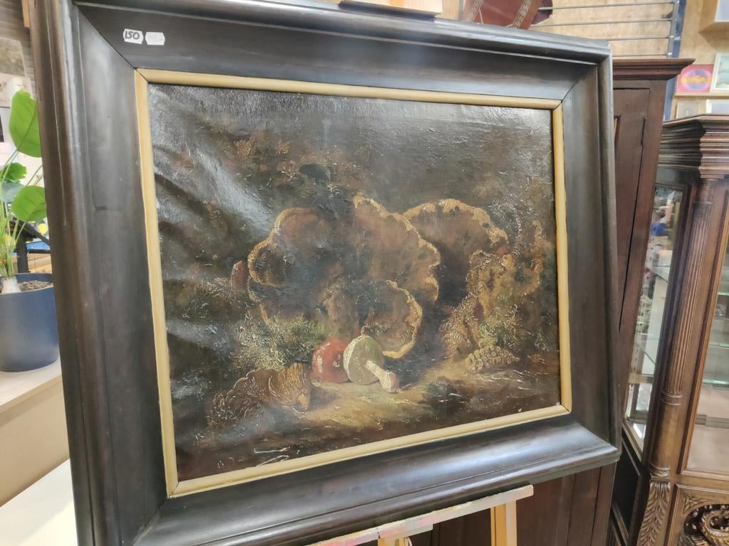 Schilderij Theo Goedvriend - Paddenstoelen, Ophalen