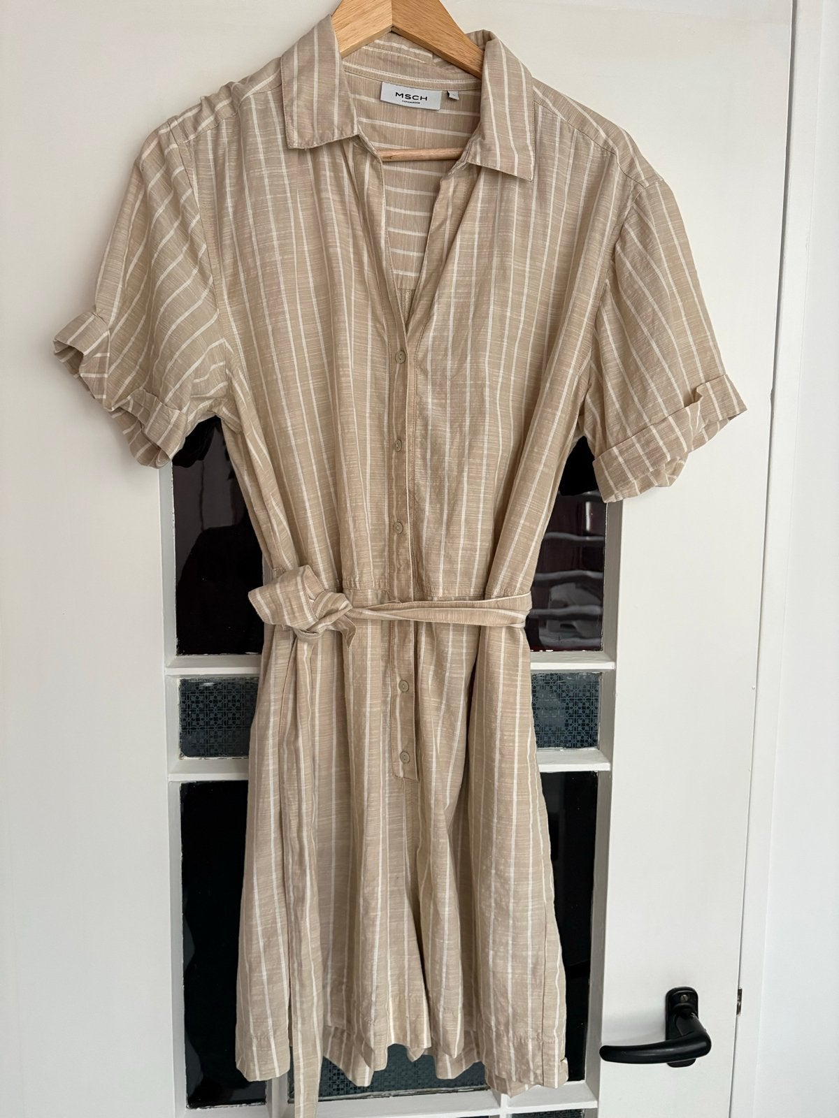 Msch Copenhagen playsuit  L, Ophalen of Verzenden, Zo goed als nieuw, Maat 42/44 (L), Beige