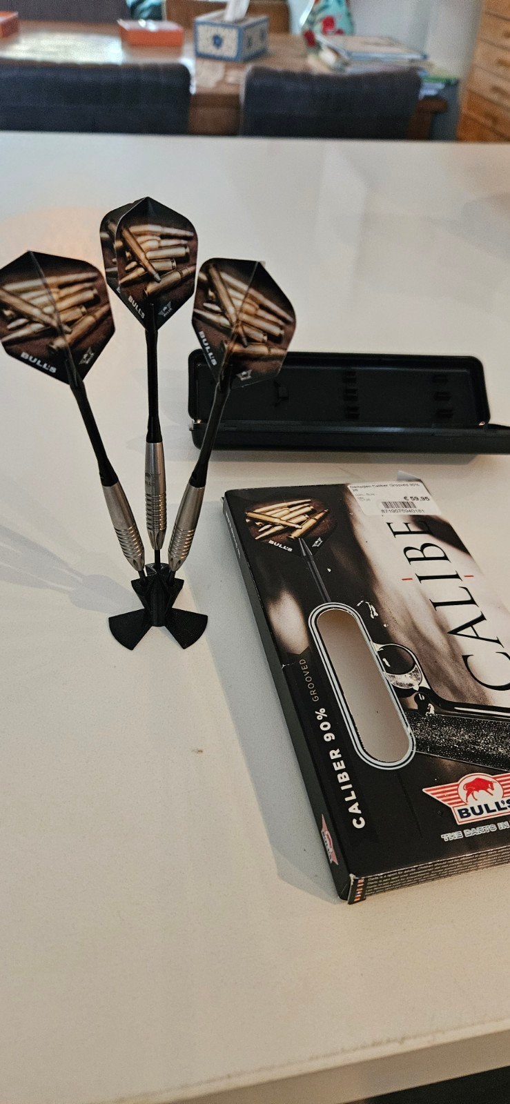 Bulls Caliber 90% Tungsten Darts - Zo goed als nieuw, Sport en Fitness, Ophalen of Verzenden, Zo goed als nieuw, Pijlen