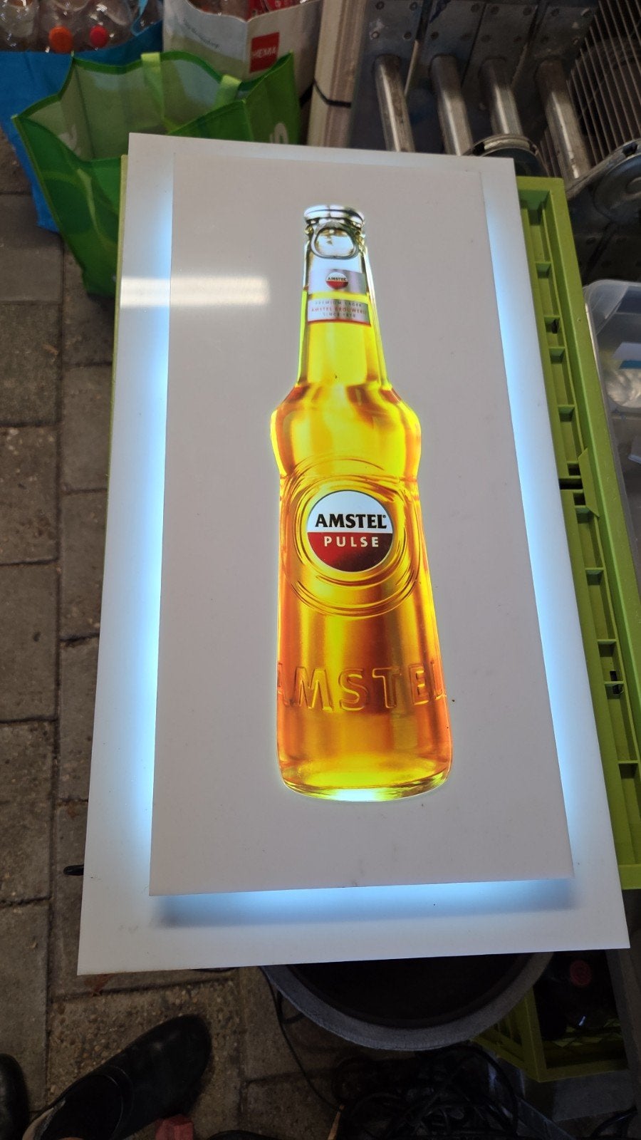 amstel led decoratie, Ophalen of Verzenden, Zo goed als nieuw, Reclamebord