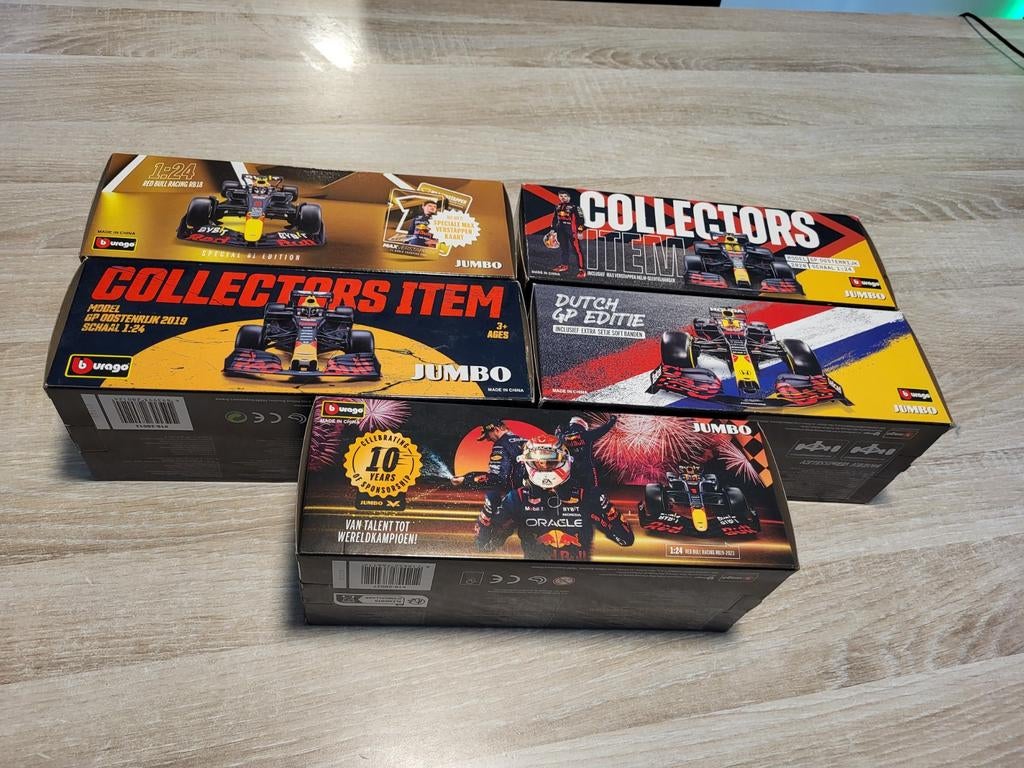 Ongeopende Max Verstappen Jumbo model auto's, Ophalen of Verzenden, Nieuw, Groter dan 1:32, Auto