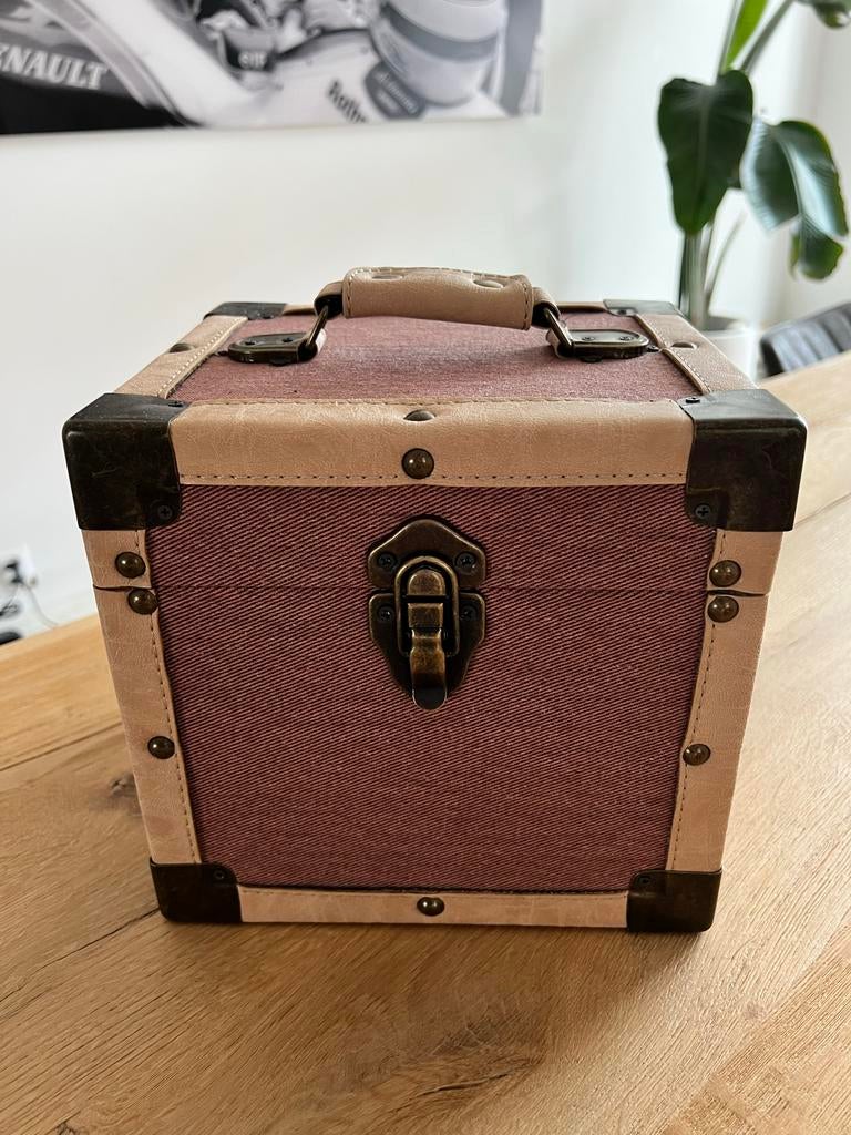 Koffertje voor 10 inch mini-lp's, Ophalen of Verzenden, Zo goed als nieuw, 10 inch