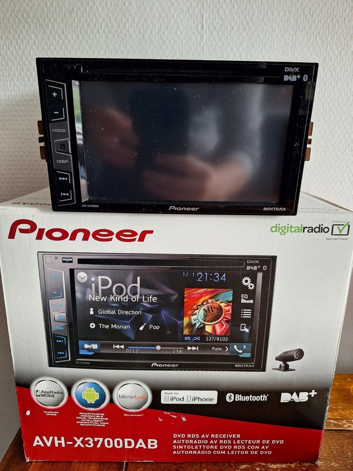 Pioneer Autoradio AVH-X3700AB - Zonder kabels, Ophalen, Gebruikt