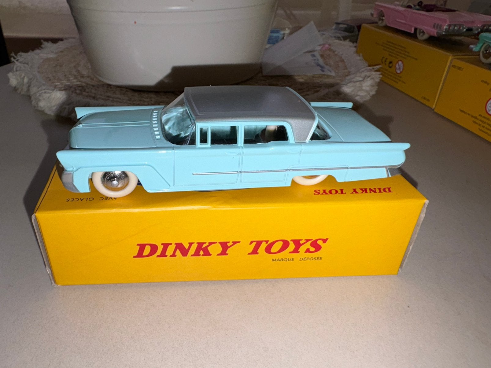 DINKY TOYS LINCOLN PREMIERE NR  532  atlas editie nieuw, Hobby en Vrije tijd, Ophalen of Verzenden, Zo goed als nieuw, Auto, Dinky Toys
