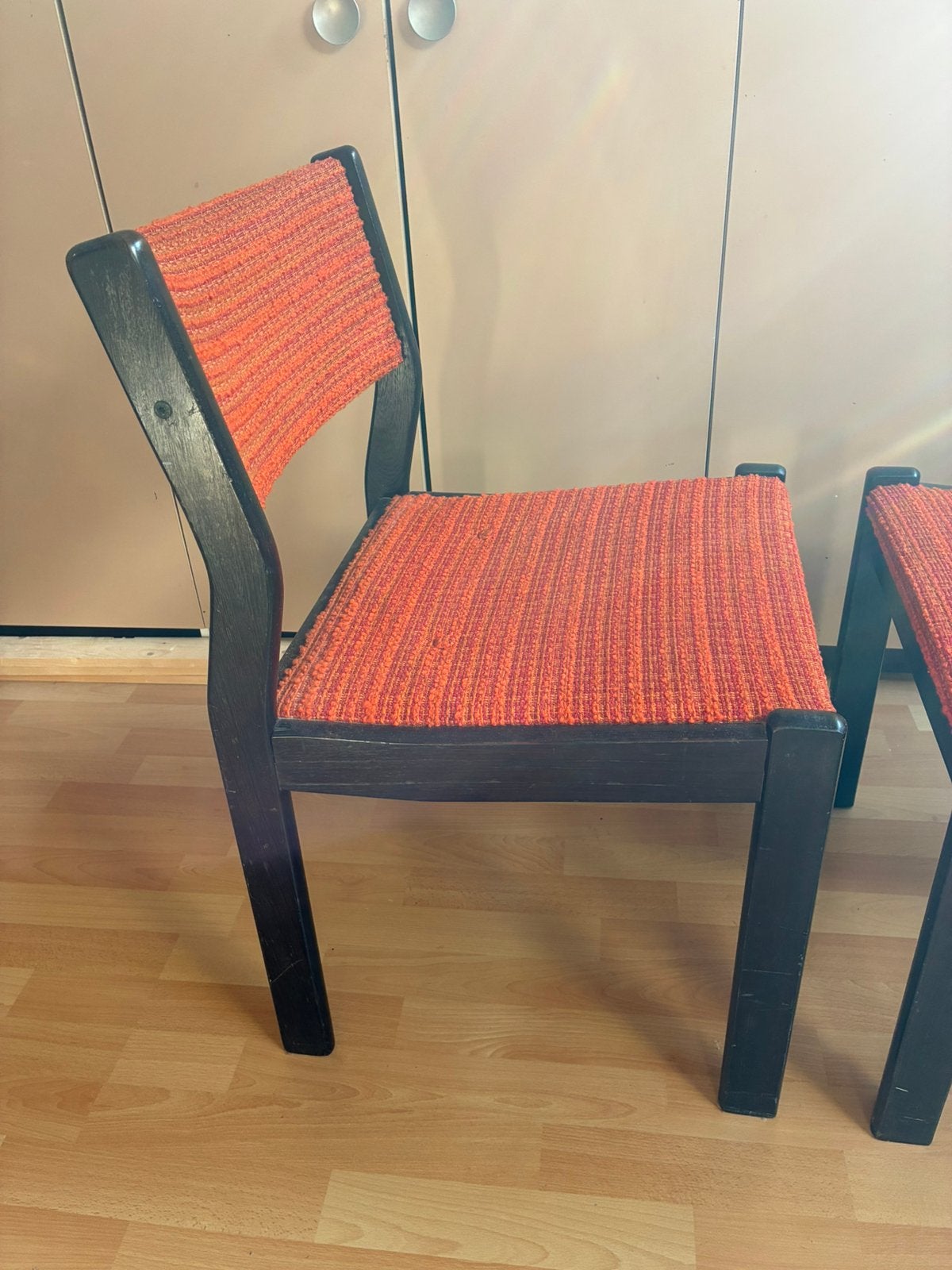 4 eetkamerstoelen, Huis en Inrichting, Ophalen, Gebruikt, Overige kleuren, Vier
