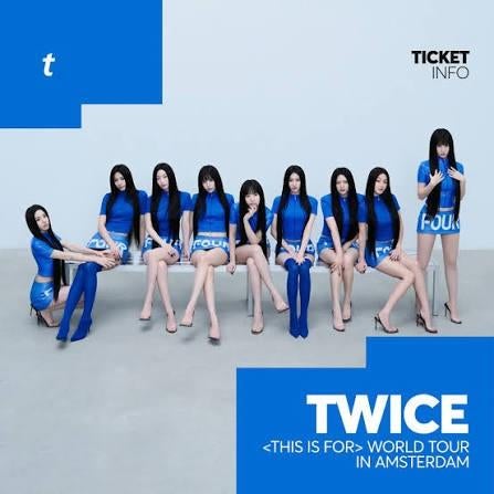 3 kaartje concert Twice - Amsterdam - 31 mei 2026, Twee personen, Mei