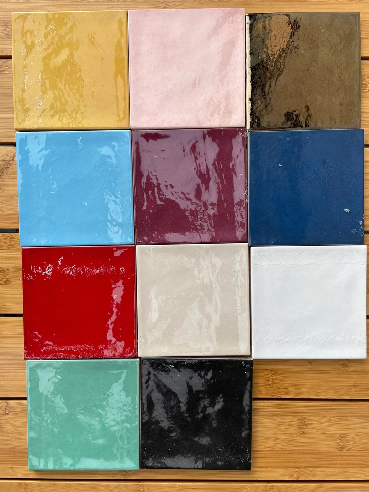 Blanco tegels 13x13 cm in diverse kleuren - Perfect om te be, Ophalen, Overige materialen, Overige typen, Nieuw