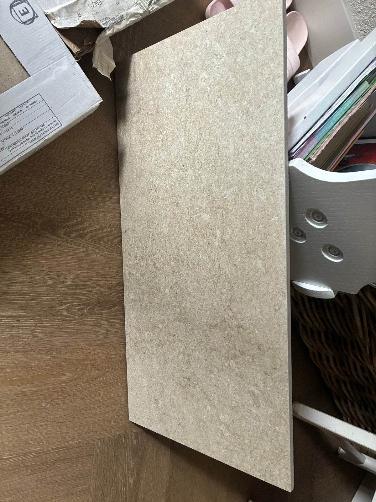 12  unique bourgogne beige tegels 30x60 cm, 40 tot 60 cm, Keramiek, Nieuw, Ophalen of Verzenden