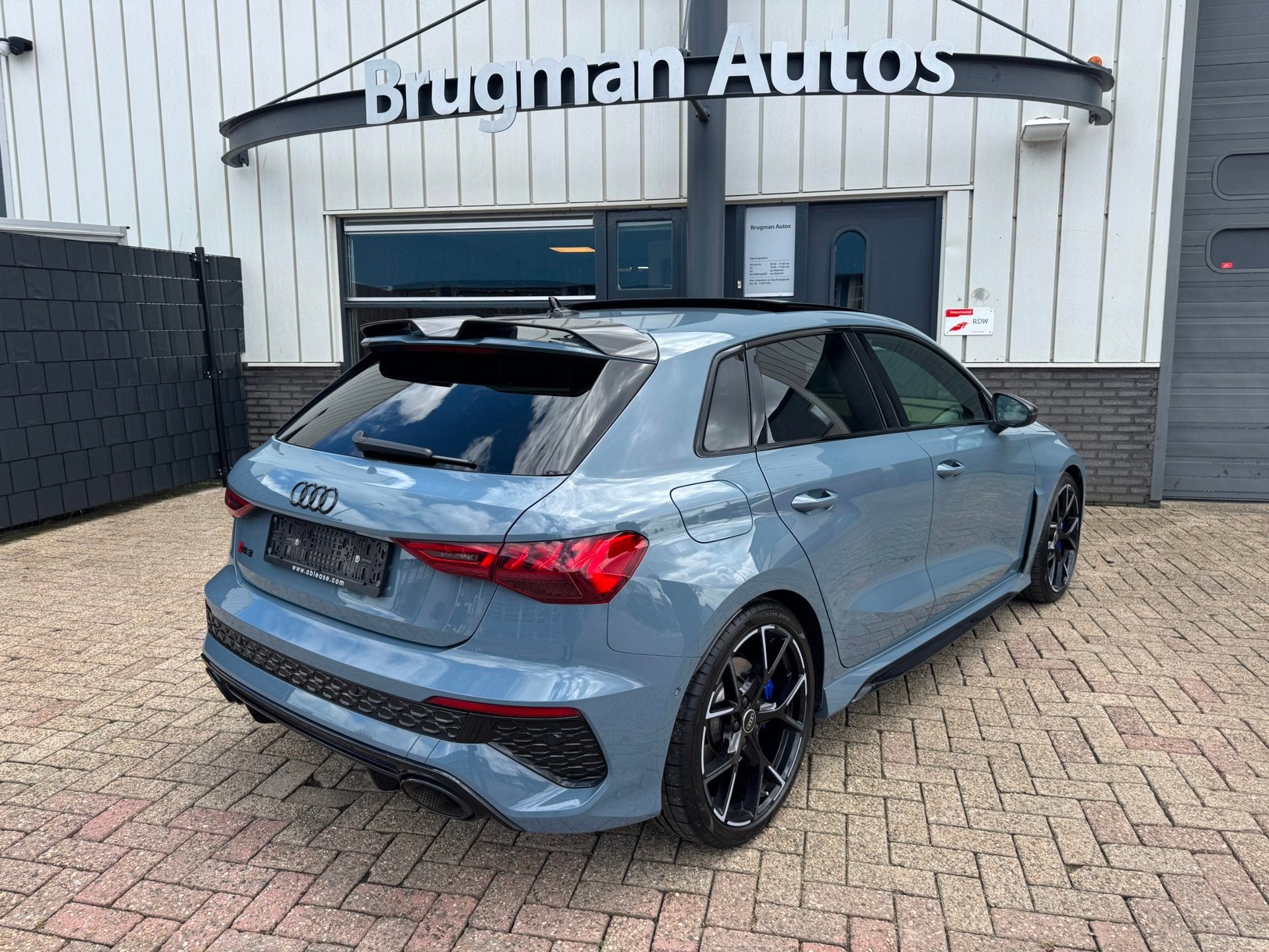 Audi A3 Sportback RS3 Quattro EX B.P.M, Gebruikt, Zwart, 2498 cc, Leder