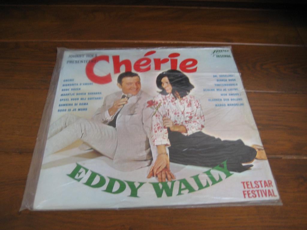 eddy wally telstar lps 3x met poster telstar vintage, Ophalen of Verzenden, Gebruikt, 12 inch, Levenslied of Smartlap