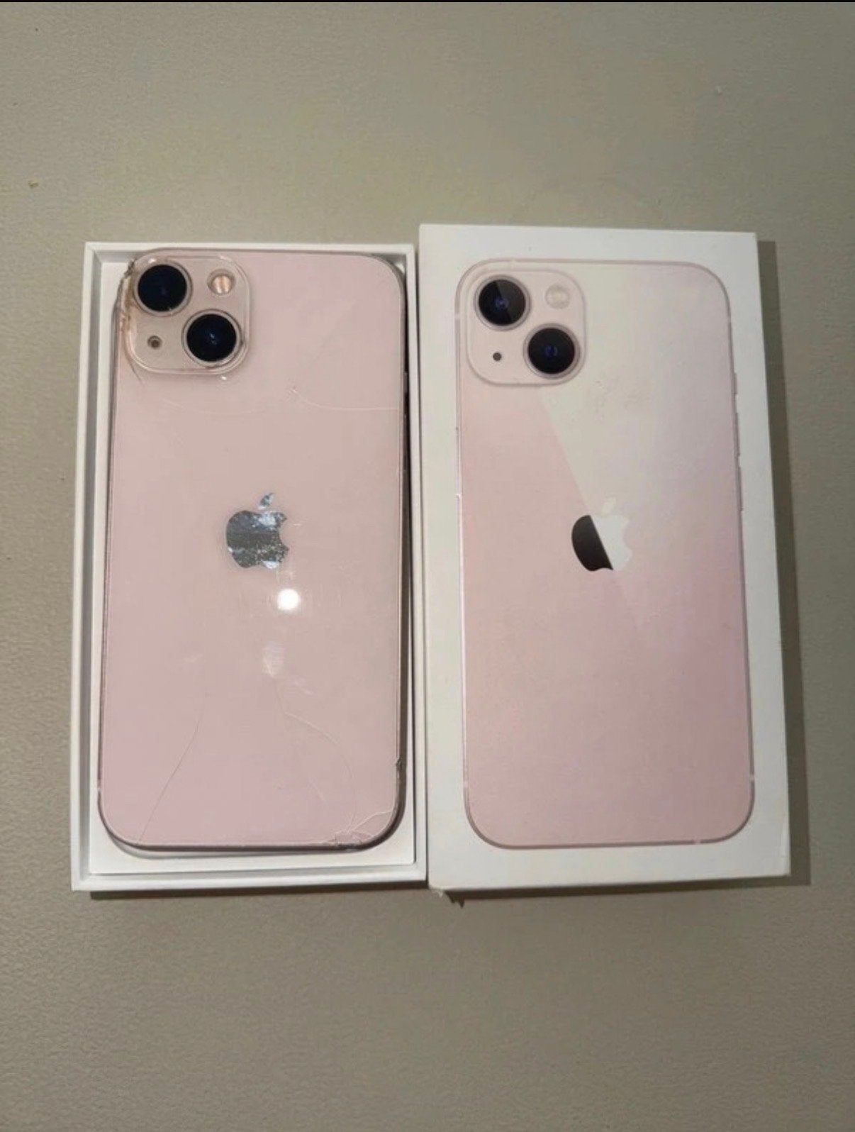 iPhone 13 Roze 128GB - Nieuw scherm en batterij, Telecommunicatie, IPhone 13, Ophalen of Verzenden, Zonder abonnement, 128 GB