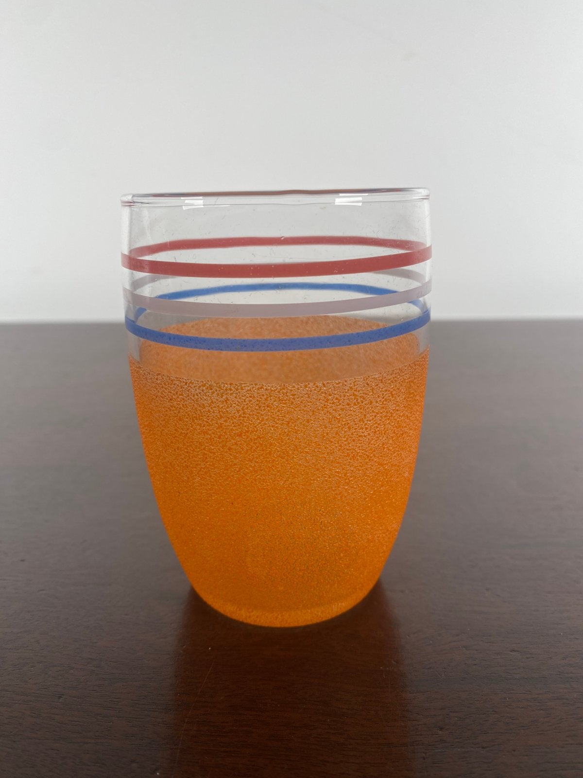 Oranje vaasje / glas, Ophalen of Verzenden