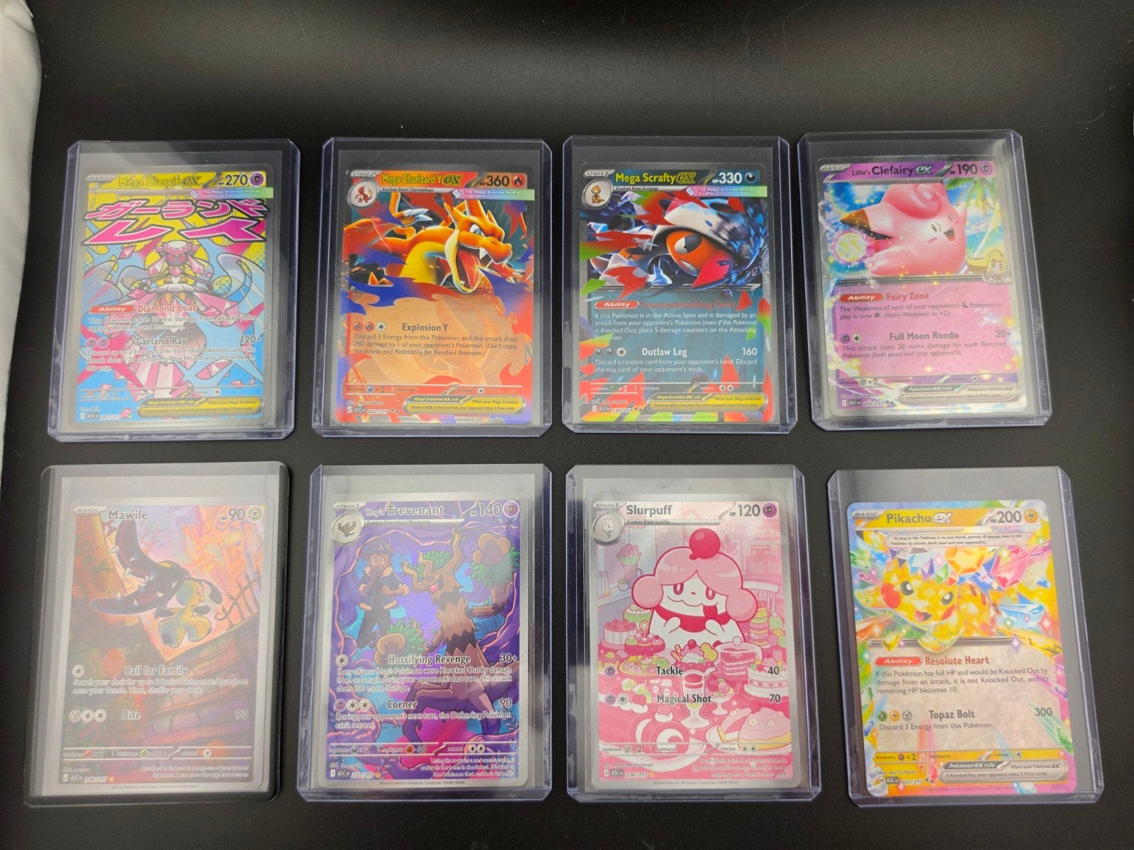 8 zeldzame kaarten Pokemon Ascended Heroes, Ophalen of Verzenden, Zo goed als nieuw, Meerdere kaarten