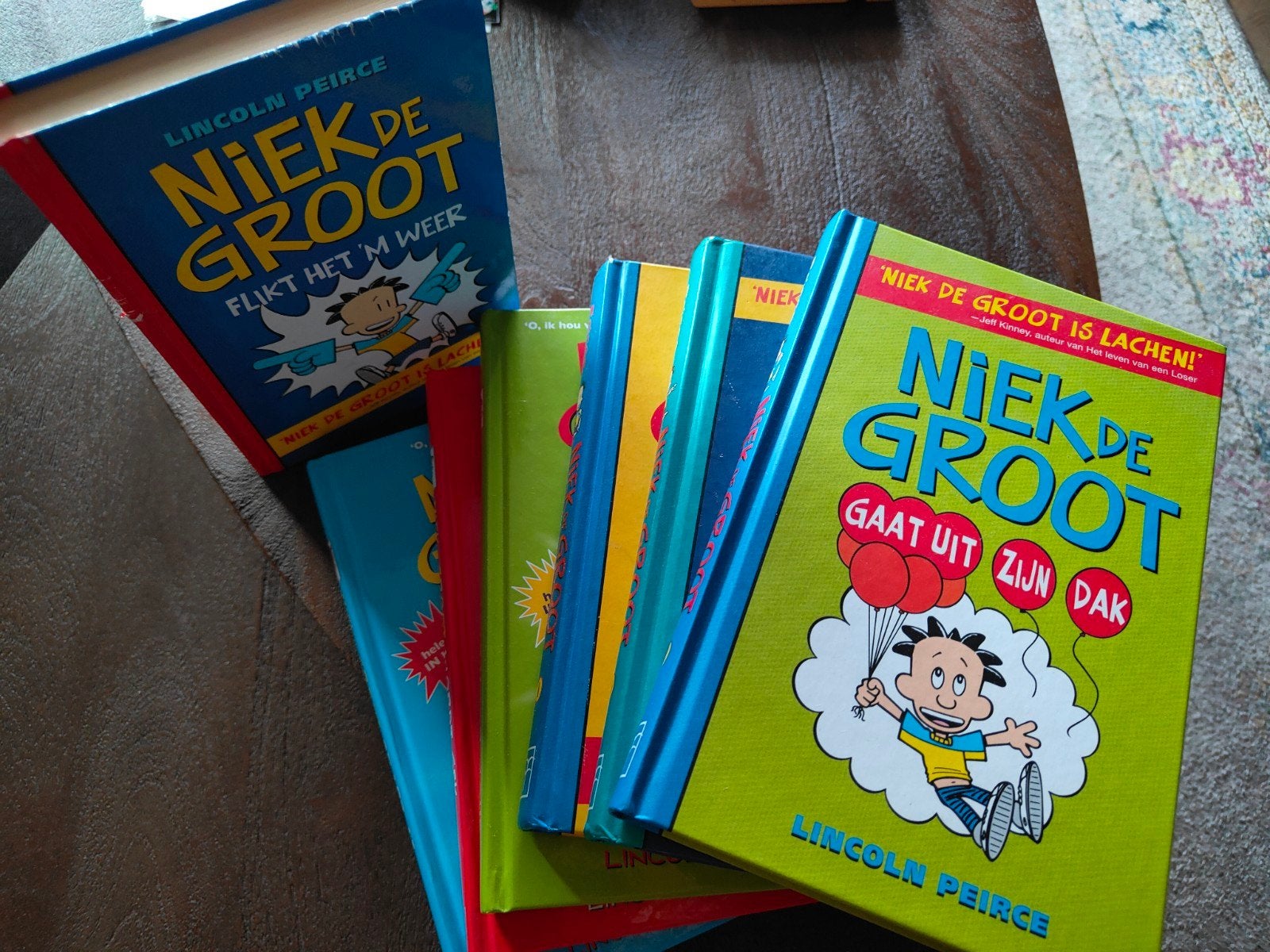 Niek de Groot - Lincoln Peirce 7 stuks, Ophalen of Verzenden, Zo goed als nieuw, Lincoln Peirce, Fictie algemeen