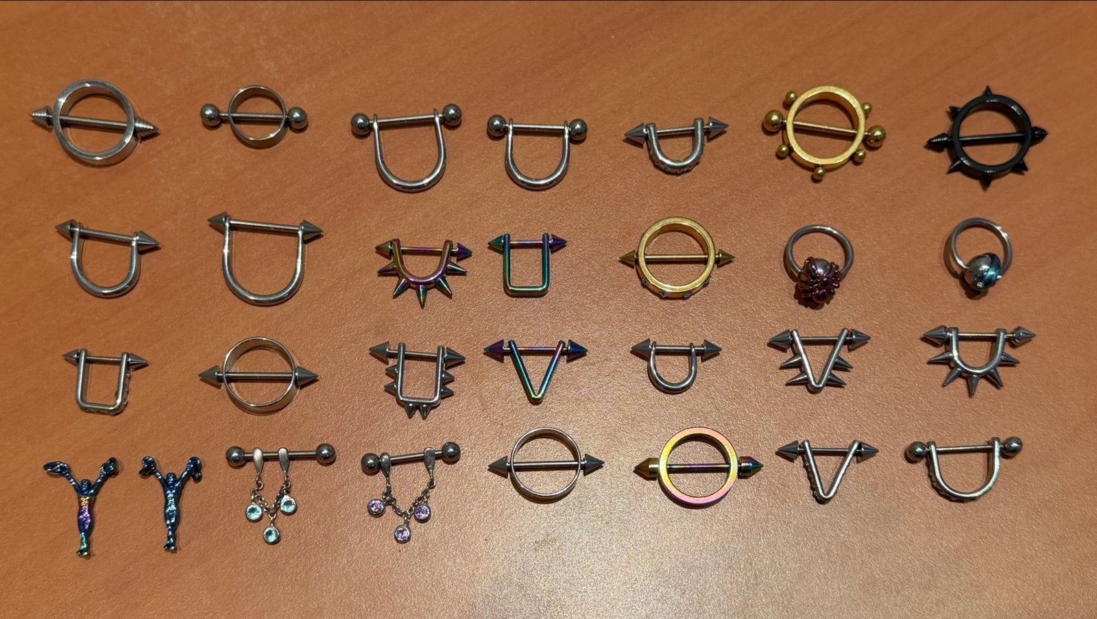 Partij van 200 Nieuwe Tepelpiercings - Chirurgisch Staal 316, Ophalen of Verzenden, Nieuw, Staal, Overige typen