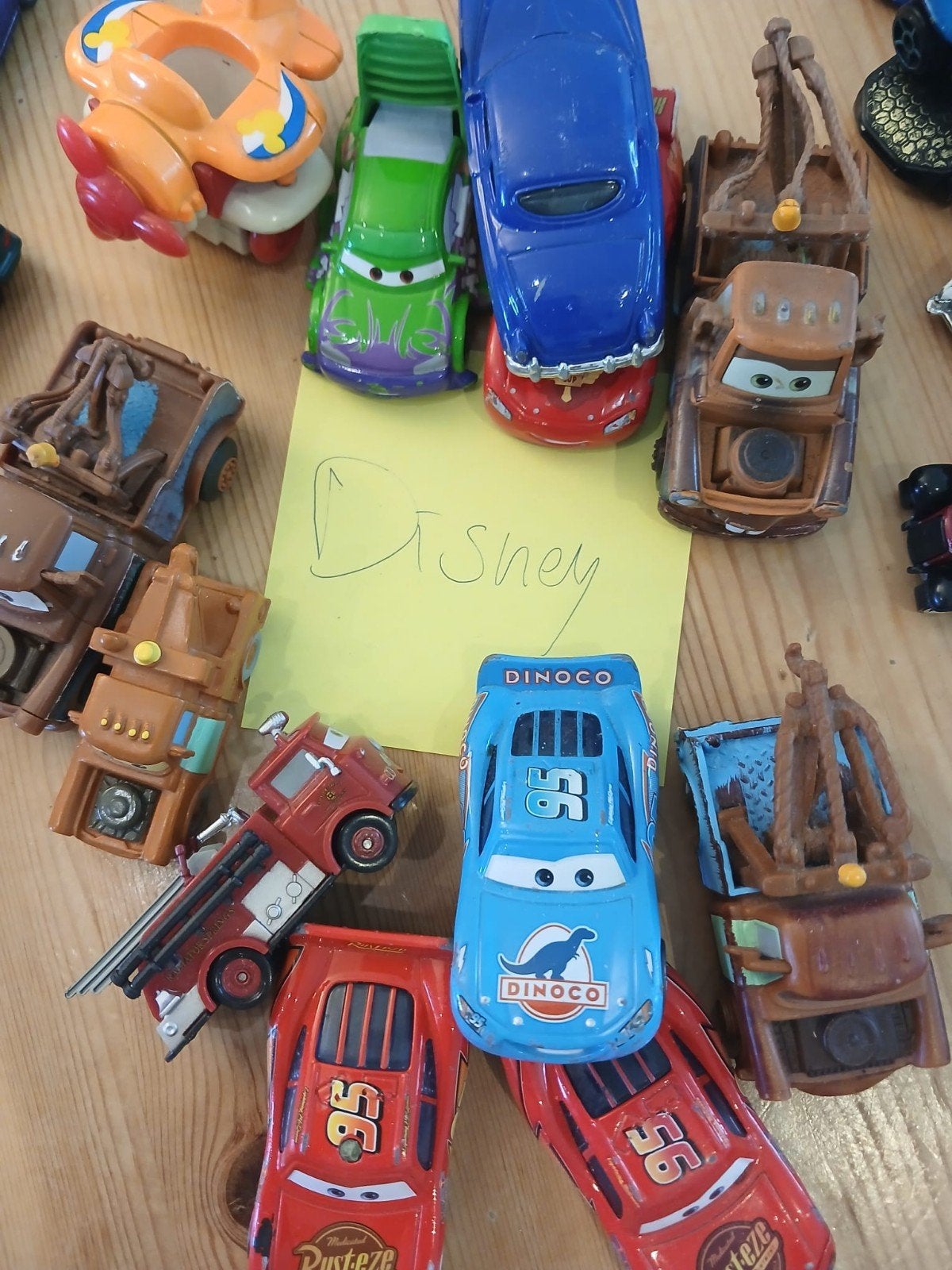Disney Mattel Cars auto's - Grote partij gebruikt, Ophalen of Verzenden, Gebruikt