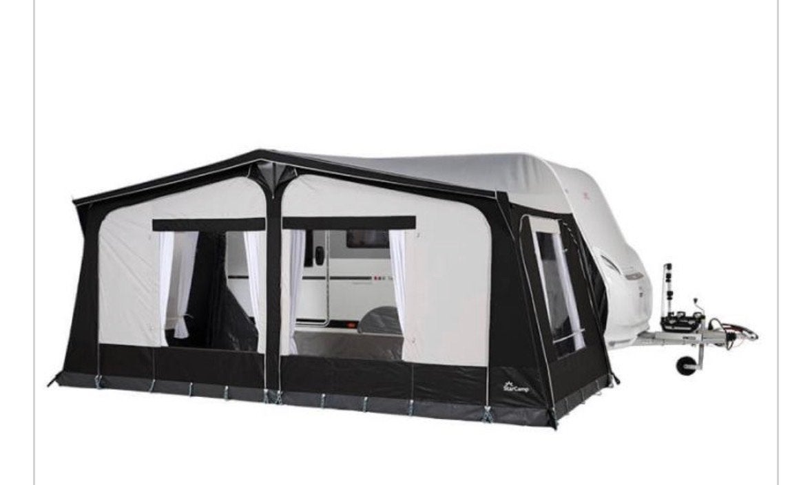 Dorema StarCamp Tourer Voortent - Antraciet/Grijs, Ophalen, Nieuw, Polyester, Dorema