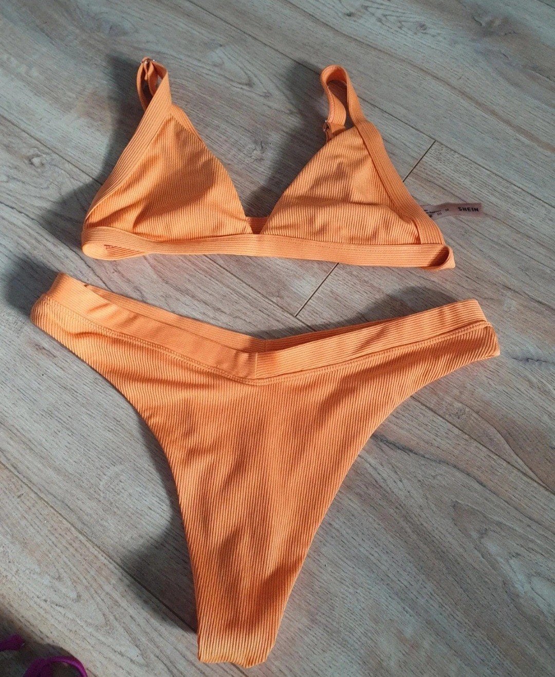 Oranje Bikini van Shein maat 38, Oranje, Ophalen of Verzenden, Zo goed als nieuw, Bikini