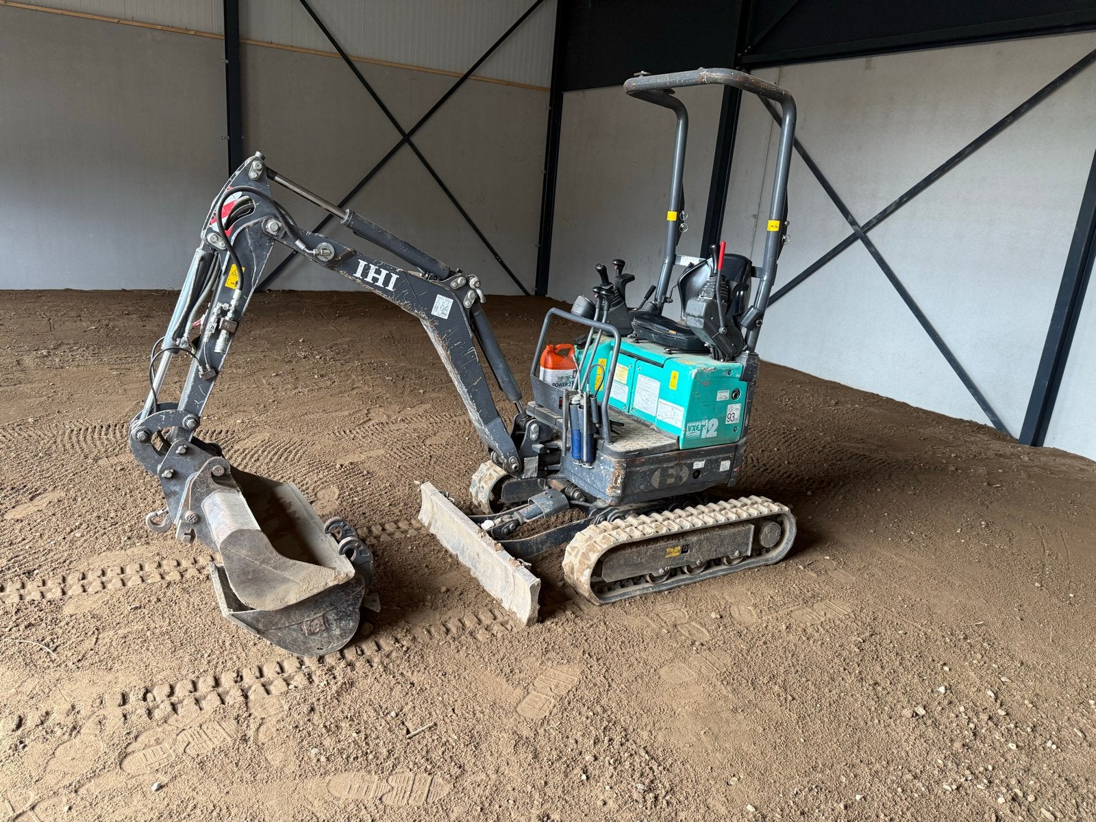 Minigraver/kraantje, Ophalen, Graafmachine