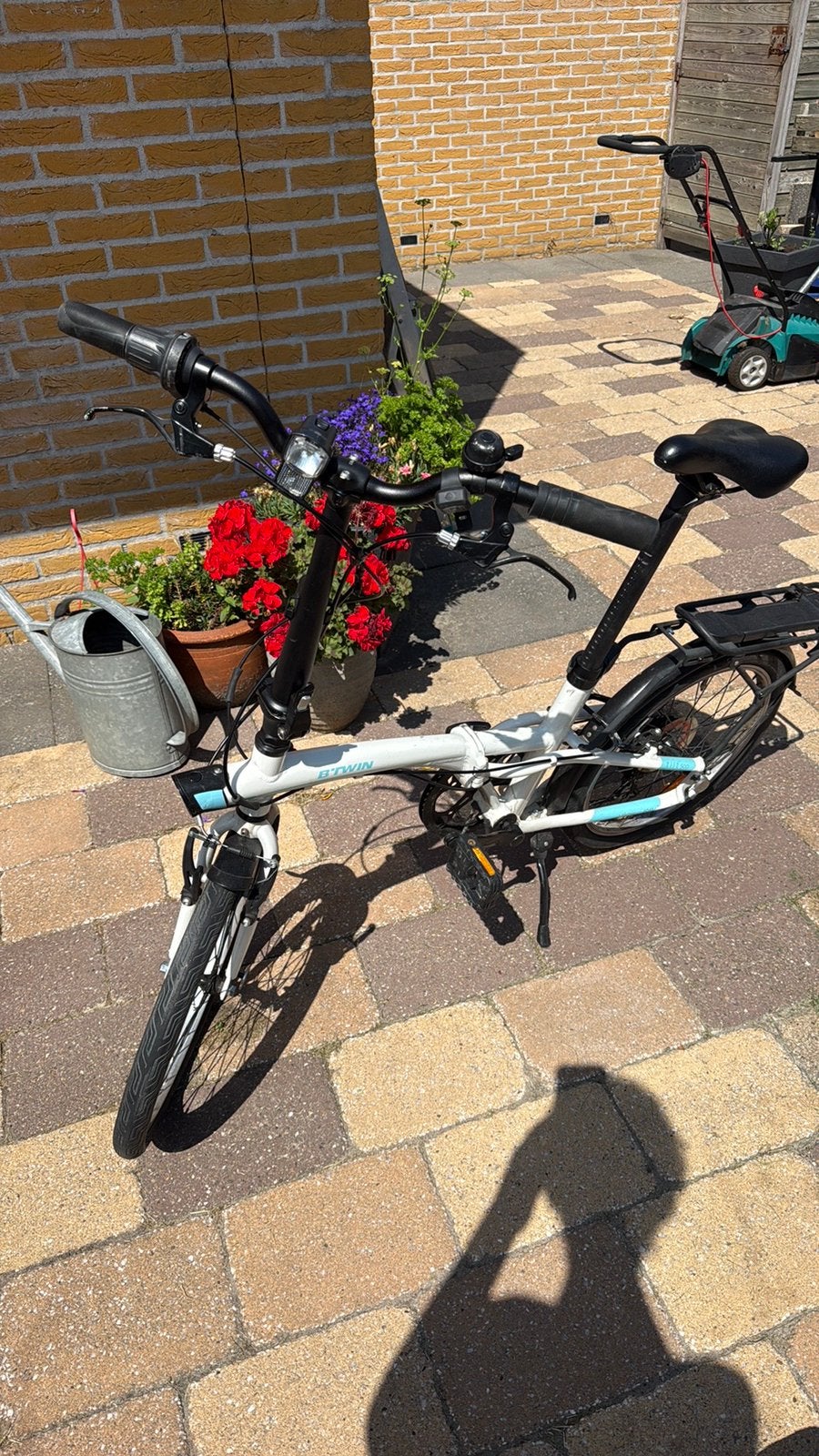 Vouwfiets B’twin met versnellingen, Fietsen en Brommers, Fietsen | Vouwfietsen, Ophalen, Gebruikt, 20 inch of meer, Versnellingen