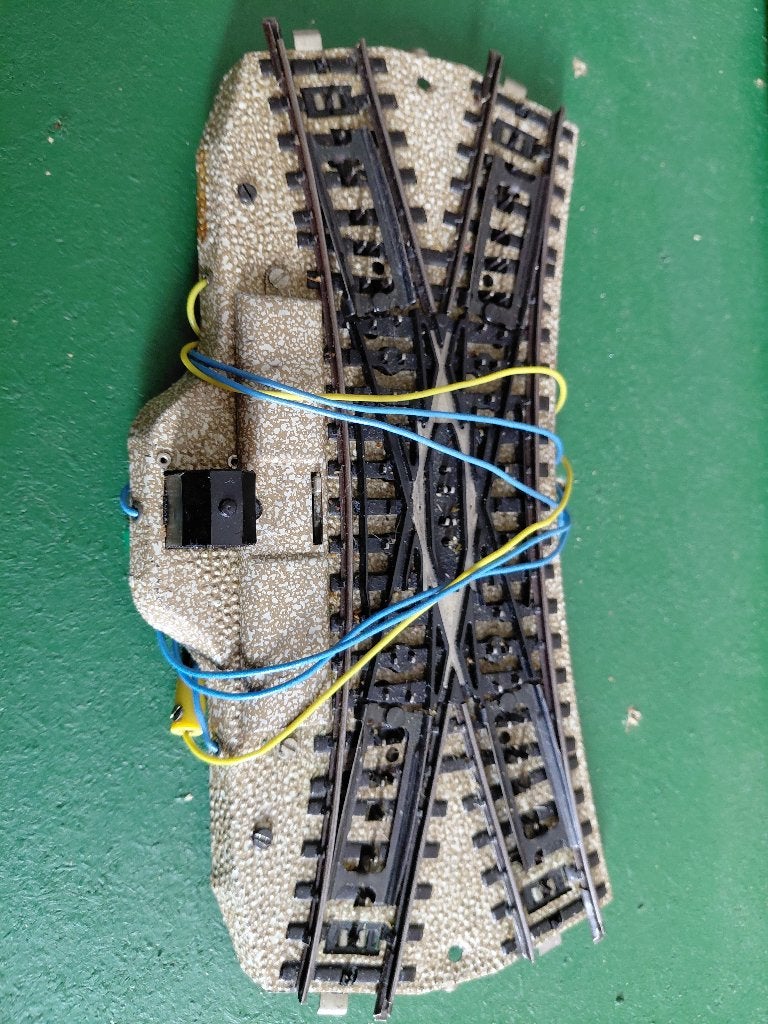 Märklin kruiswissel 5128, Hobby en Vrije tijd, Modeltreinen | H0, Wisselstroom, Gebruikt, Rails, Ophalen of Verzenden