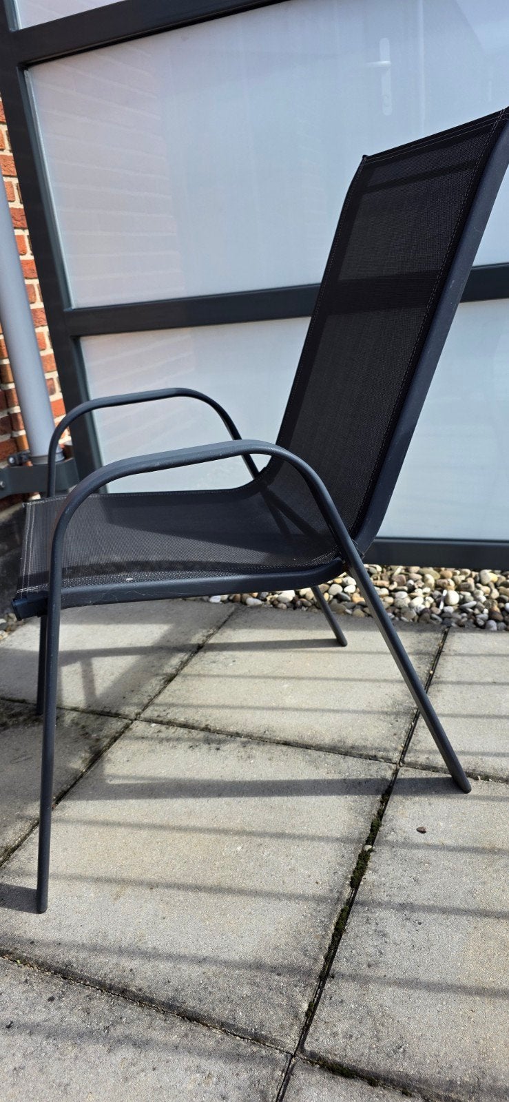 Comfortabele tuinstoelen (6) - Antraciet, Tuin en Terras, Tuinstoelen, Ophalen, Gebruikt, Metaal