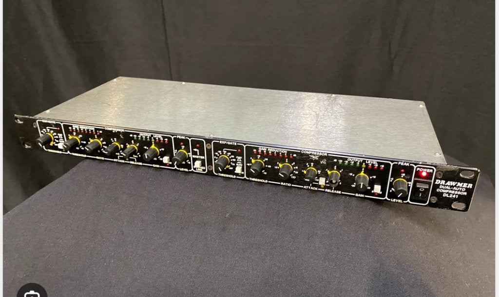 Drawmer dl 241 xlr Compressor/Limiter/Gate, Ophalen of Verzenden, Zo goed als nieuw, Compressor