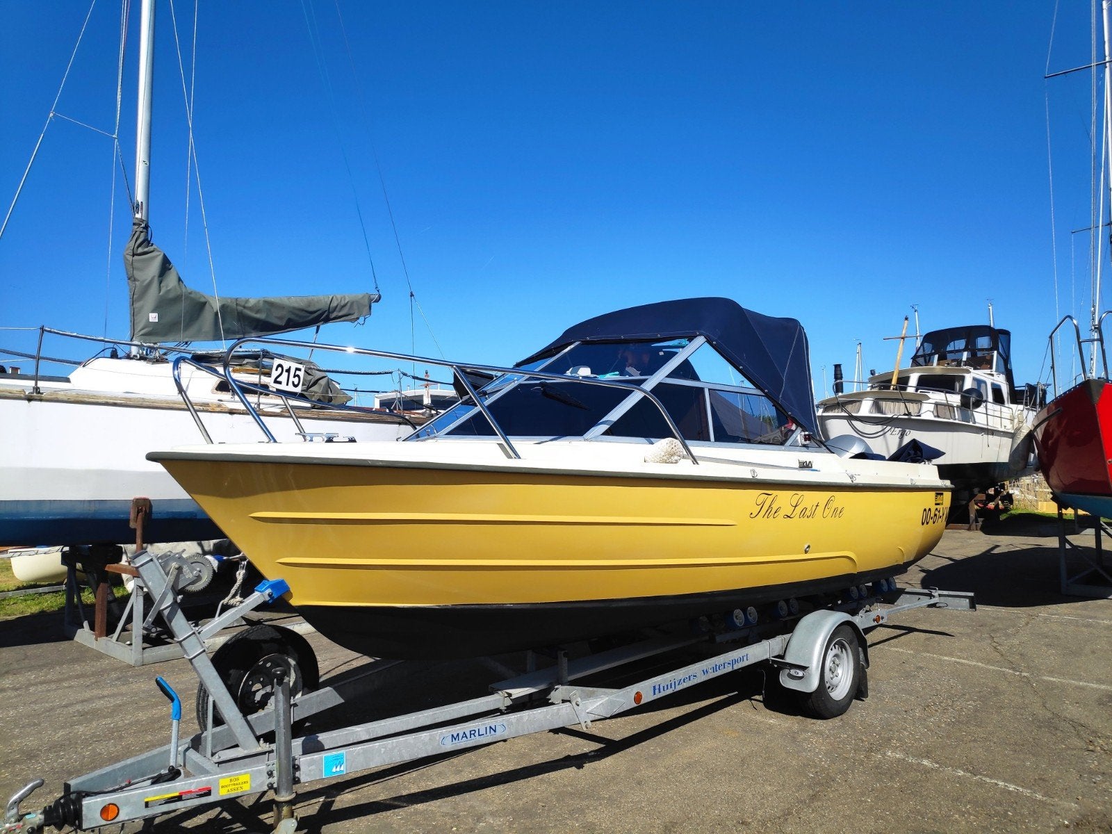 Vital 2000 Dromedille met 90 PK Honda en trailer, Ophalen, Buitenboordmotor, Trailer