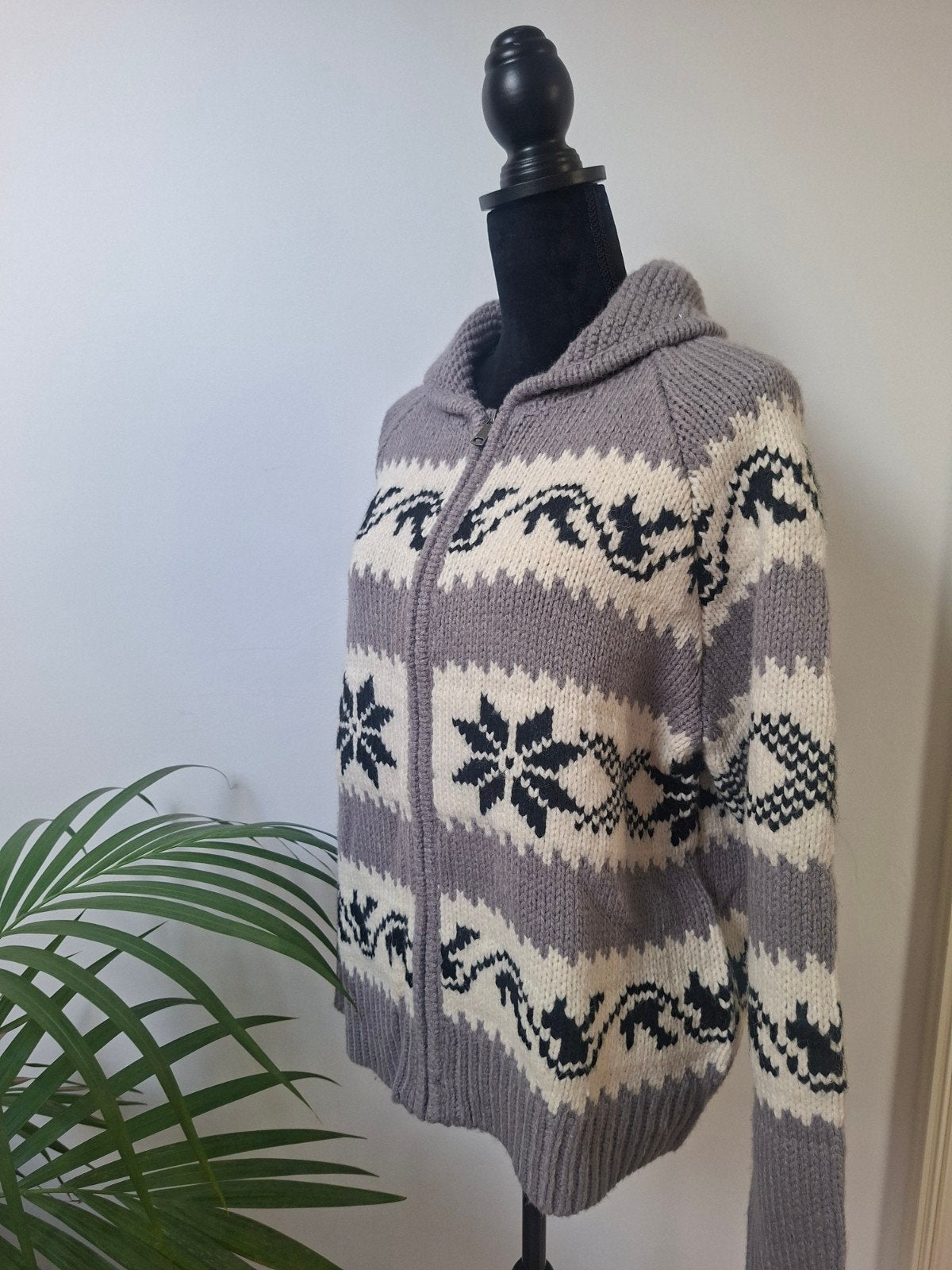 BDG Urban Outfitters gebreid vest met rits, maat S, Verzenden, Nieuw, Maat 36 (S), Grijs