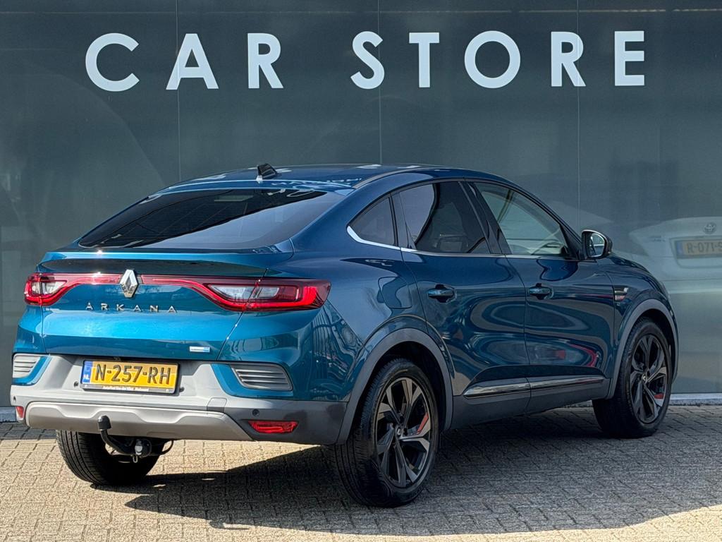 Renault Arkana 1.6 E-Tech Hybrid 145 Intens Camera, Navi 1E, Stof, Gebruikt, 4 cilinders, Blauw